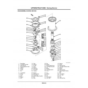 Hitachi EX3500-3 Hydraulic Excavator set of Service Manuals