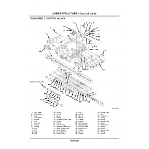 Hitachi EX200-5, EX230-5 and EX270-5 Crawler Excavator set of Service Manuals