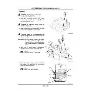 Hitachi EX550-5 and EX600H-5 Crawler Excavator set of Service Manuals