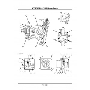 Hitachi EX550-5 and EX600H-5 Crawler Excavator set of Service Manuals