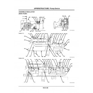 Hitachi EX1200-5C (S6R Engine) Hydraulic Excavator set of Service Manuals