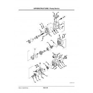 Hitachi EX2500-6 Crawler Excavator set of Service Manuals