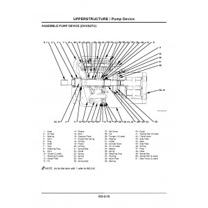 Hitachi Zaxis 27U, Zaxis 30U and Zaxis 35U Compact Excavator set of Service Manuals