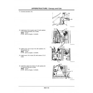 Hitachi Zaxis 27U-3, Zaxis 27U-3F, Zaxis 30U-3, Zaxis 30U-3F, Zaxis 35U-3 and Zaxis 35U-3F Compact Excavator set of Service Manuals