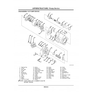 Hitachi Zaxis 40U-3, Zaxis 40U-3F, Zaxis 50U-3 and Zaxis 50U-3F Compact Excavator set of Service Manuals