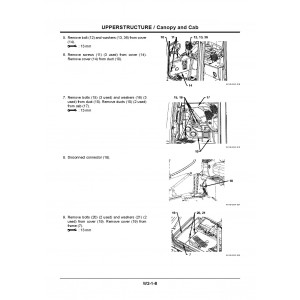 Hitachi Zaxis 40U-3, Zaxis 40U-3F, Zaxis 50U-3 and Zaxis 50U-3F Compact Excavator set of Service Manuals