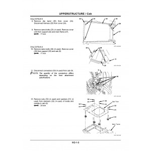 Hitachi Zaxis 70-3, Zaxis 70LC-3, Zaxis 70LCN-3, Zaxis 75US-3 and Zaxis 85US-3 Compact Excavator set of Service Manuals