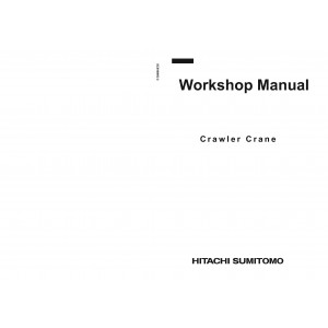 Hitachi-Sumitomo SCX900-2 Crawler Crane set of Service Manuals