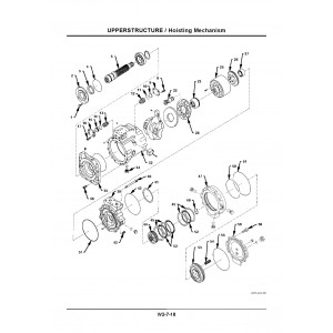 Hitachi-Sumitomo SCX1200-2 and SCX1500-2 Crawler Crane set of Service Manuals