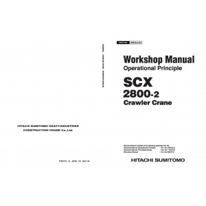 Hitachi-Sumitomo SCX2800-2 Crawler Crane set of Service Manuals