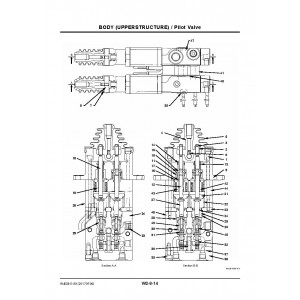 Hitachi Zaxis ZW220 Wheel Loader set of Service Manuals