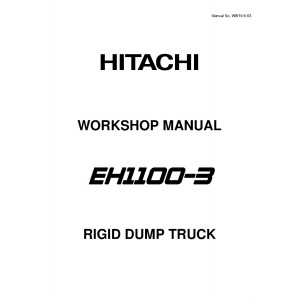 Hitachi EH1100-3 Rigid Dump Truck set of Service Manuals