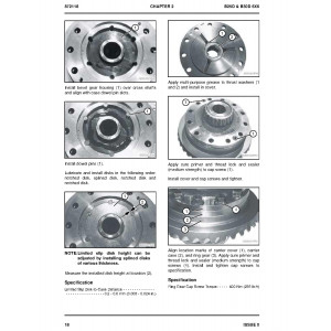 Hitachi AH250D and AH300D Articulated Dump Truck set of Service Manuals