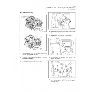 Hitachi Zaxis ZW370-6 Wheel Loader set of Service Manuals