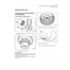 Hitachi Zaxis ZW370-6 Wheel Loader set of Service Manuals