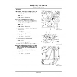 Hitachi Zaxis 33U-5A Compact Excavator set of Service Manuals