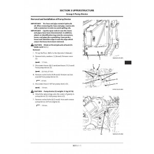 Hitachi Zaxis 30U-5B Compact Excavator set of Service Manuals