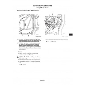 Hitachi Zaxis 55U-5A Compact Excavator set of Service Manuals