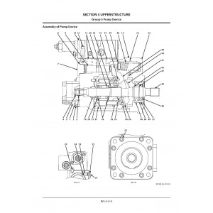 Hitachi Zaxis 65USB-5A Compact Excavator set of Service Manuals