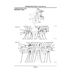 Hitachi Zaxis 130W Wheel Excavator set of Service Manuals