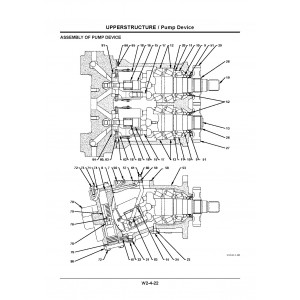 Hitachi Zaxis 140W-3 Wheel Excavator set of Service Manuals