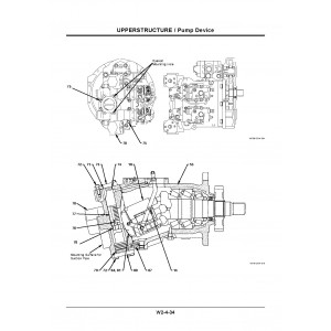 Hitachi Zaxis 170W-3 and Zaxis 190W-3 Wheel Excavator set of Service Manuals