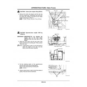 Hitachi Zaxis 210W-3 and Zaxis 220W-3 Wheel Excavator set of Service Manuals