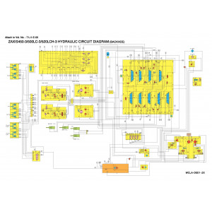 Hitachi Zaxis 450-3, Zaxis 450LC-3, Zaxis 470H-3, Zaxis 470LCH-3, Zaxis 500LC-3 and Zaxis 520LCH-3 Crawler Excavator set of Service Manuals