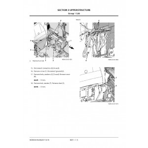 Hitachi Zaxis 135US-6 Crawler Excavator set of Service Manuals