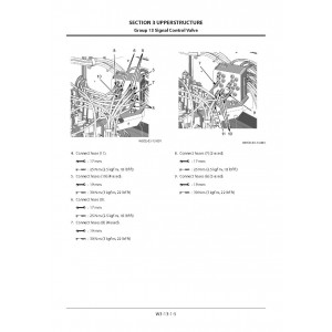 Hitachi Zaxis 240-5G, Zaxis 240LC-5G, Zaxis 250H-5G and Zaxis 250LCH-5G Crawler Excavator set of Service Manuals