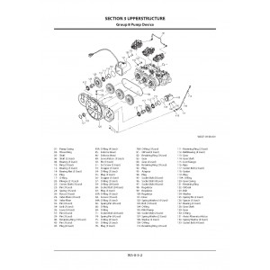 Hitachi ZH 210-A and ZH 210LC-A Hybrid Excavator set of Service Manuals