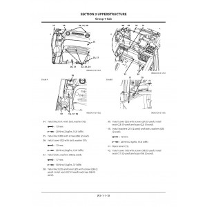 Hitachi ZH 210LC-5B Hybrid Excavator set of Service Manuals