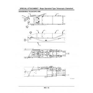 Hitachi Zaxis 210-5B, Zaxis 210LC-5B, Zaxis 210LCN-5B and Zaxis 240N-5B Crawler Excavator set of Service Manuals