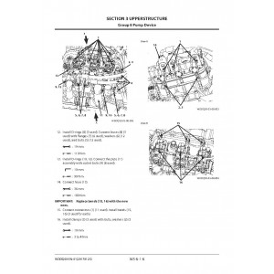 Hitachi Zaxis 350LC-6 and Zaxis 350LCN-6 Crawler Excavator set of Service Manuals