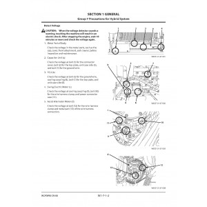 Hitachi ZH 200-5A and ZH 200LC-5A Hybrid Excavator set of Service Manuals