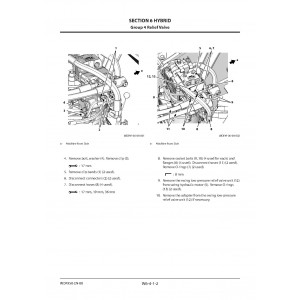 Hitachi ZH 210-6 and ZH 210LC-6 Hybrid Excavator set of Service Manuals