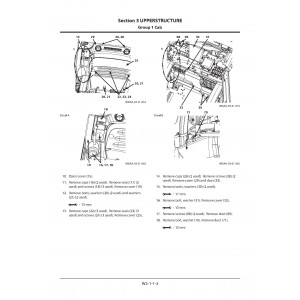 Hitachi Zaxis 670LC-5B, Zaxis 670LCH-5B and Zaxis 670LCR-5B Crawler Excavator set of Service Manuals