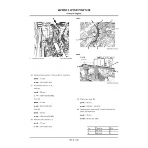 Hitachi EX1200-7 (FCO Cummins engine) Hydraulic Excavator set of Service Manuals