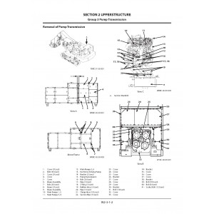 Hitachi EX1900E-6 Electric Excavator set of Service Manuals