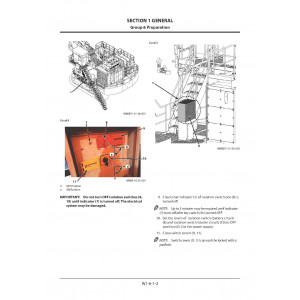 Hitachi EX3600-7B Hydraulic Excavator set of Service Manuals