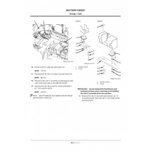 Hitachi Zaxis ZW220-5B Wheel Loader set of Service Manuals