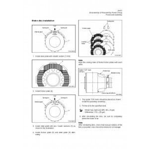 Hitachi Zaxis ZW550-G Wheel Loader set of Service Manuals