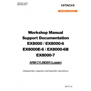 Hitachi EX8000 Hydraulic Excavator set of Service Manuals