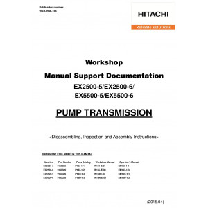 Hitachi EX5600-6 Hydraulic Excavator set of Service Manuals