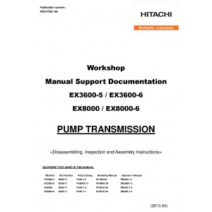 Hitachi EX8000 Hydraulic Excavator set of Service Manuals