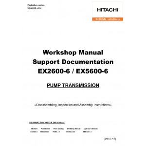 Hitachi EX5600-6 Hydraulic Excavator set of Service Manuals