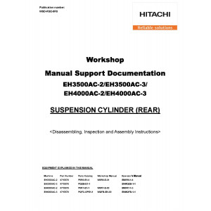 Hitachi EH3500AC-II Rigid Dump Truck set of Service Manuals