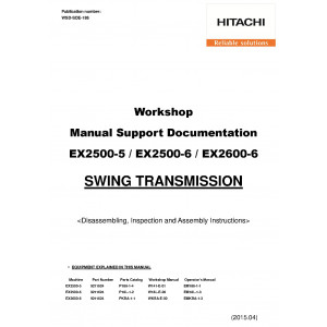 Hitachi EX2500-6 Crawler Excavator set of Service Manuals