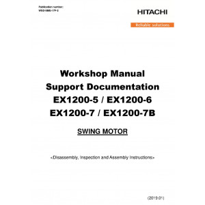 Hitachi EX1200-5 Hydraulic Excavator set of Service Manuals