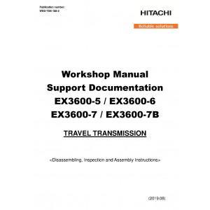 Hitachi EX3600-5 Crawler Excavator set of Service Manuals